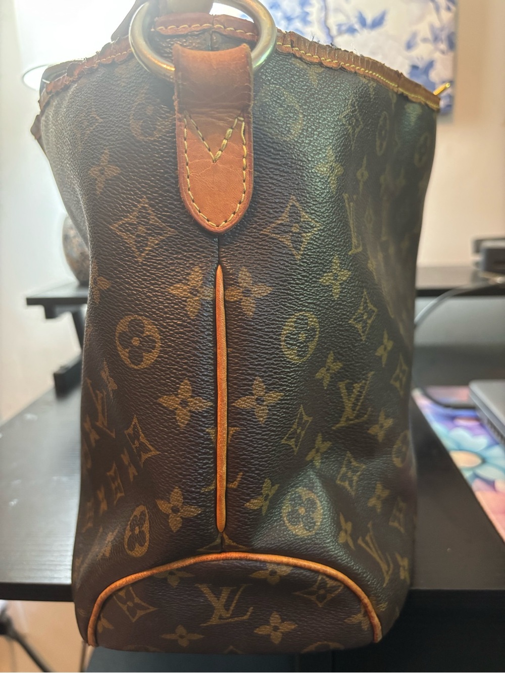 Authentic Louis Vuitton Monogram Delightful MM Shoulder Bag Canvas As-Is - Picture 3 of 16